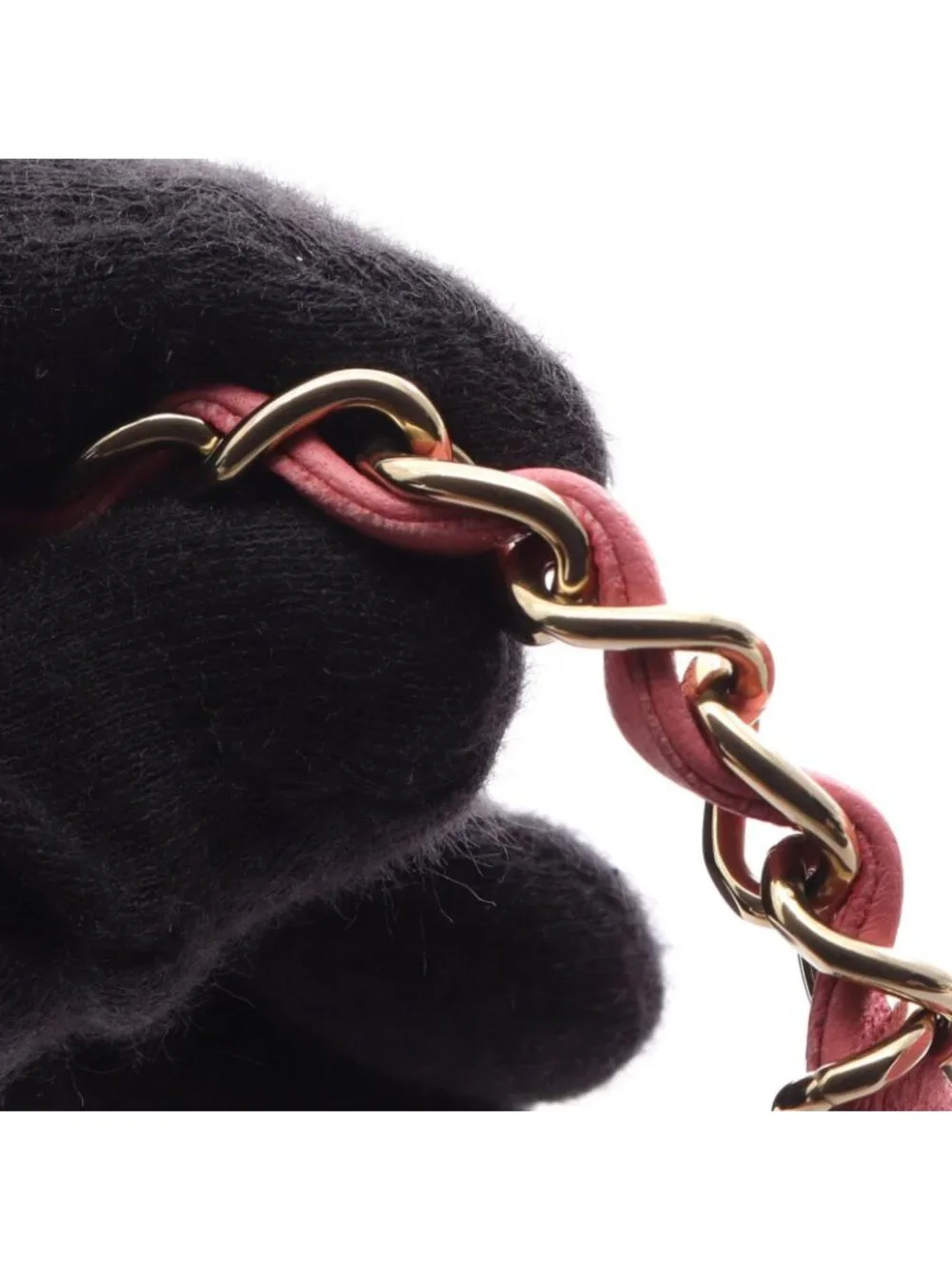 Chanel Shoulder Bag Mini Quilted Pink Lambskin Chain